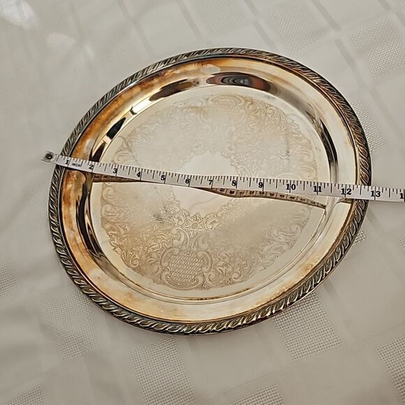 Star E.P Steel Silver Platter 13"-13" - Picture 7 of 16